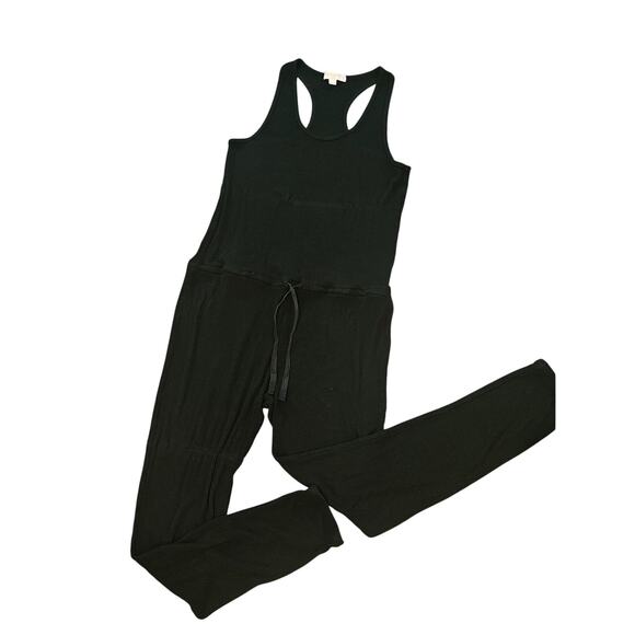 Spiritual Gangster Pants - Spiritual gangster black ribbed jumpsuit body suit racer back large bodycon